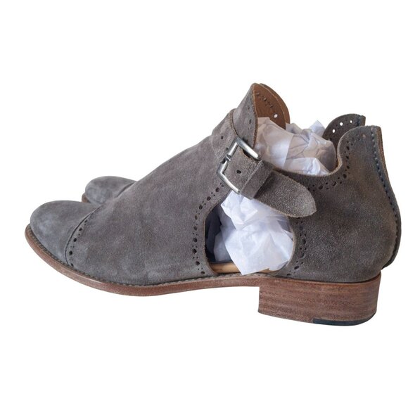 The Office of Angela Scott Mr. Ed Cutout Oxfords SZ 10 EU 40 Brown - Picture 15 of 16